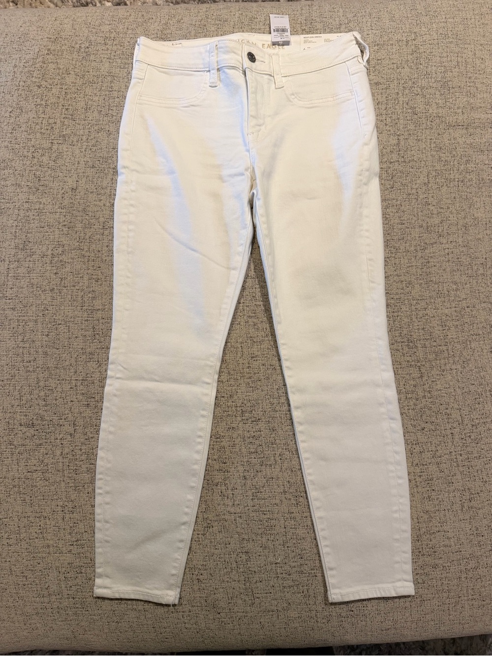 American Eagle White Women’s Skinny Jeans Size 6 x Short